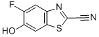 2-Benzothiazolecarbonitrile,  5-fluoro-6-hydroxy- Structure