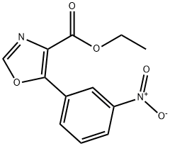 Ethyl 5-(3-nitrophenyl)oxazole-4-carboxylate Structure