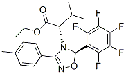 (S)-ETHYL 3-METHYL-2-((R)-5-(PERFLUOROPHENYL)-3-P-TOLYL-1,2,4-OXADIAZOL-4(5H)-YL)BUTANOATE Structure