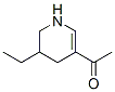 Ethanone, 1-(5-ethyl-1,4,5,6-tetrahydro-3-pyridinyl)- (9CI) Structure