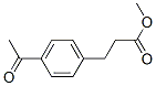 메틸3-(4-아세틸페닐)프로파노에이트 구조식 이미지