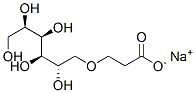 d-Glucitol, 2-carboxyethyl ether, sodium salts Structure