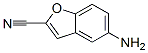 2-Benzofurancarbonitrile,  5-amino- Structure