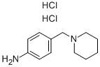 4-(1-PIPERIDINYLMETHYL)-BENZENAMINE DIHYDROCHLORIDE Structure