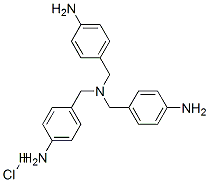 BENZENEMETHANAMINE, 4-AMINO-N,N-BIS[(4-AMINOPHENYL)METHYL]-, HYDROCHLORIDE Structure