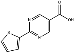 2-Thien-2-ylpyrimidine-5-carboxylic acid 97% Structure