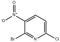2-Бром-6-ХЛОР-3-нитропиридин структурированное изображение