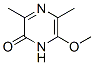 2(1H)-Pyrazinone,  6-methoxy-3,5-dimethyl- Structure