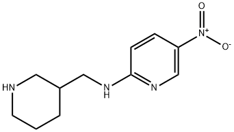 (5-니트로-피리딘-2-일)-피페리딘-3-일메틸-아민 구조식 이미지