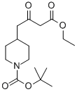 TERT-부틸4-(3-(ETHOXYCARBONYL)-2-OXOPROPYL)PIPERIDINE-1-CARBOXYLATE 구조식 이미지