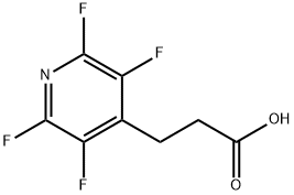 2,3,5,6-TETRAFLUOROPYRIDINE-4-PROPIONIC ACID Structure