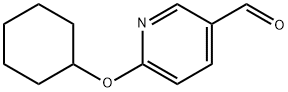 6-CYCLOHEXYLOXYPYRIDINE-3-CARBOXALDEHYDE Structure