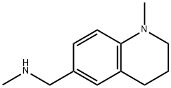 N-METHYL-1-(1-METHYL-1,2,3,4-TETRAHYDROQUINOLIN-6-YL)METHYLAMINE Structure