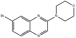 7-BROMO-2-(4-MORPHOLINYL)QUINOXALINE Structure