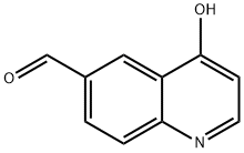 4-HYDROXY-6-QUINOLINECARBOXALDEHYDE Structure