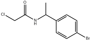 N-[1-(4-BROMOPHENYL)ETHYL]-2-CHLOROACETAMIDE Structure