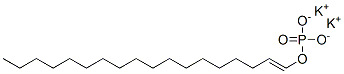 Octadecen-1-ol, phosphate, potassium salt Structure