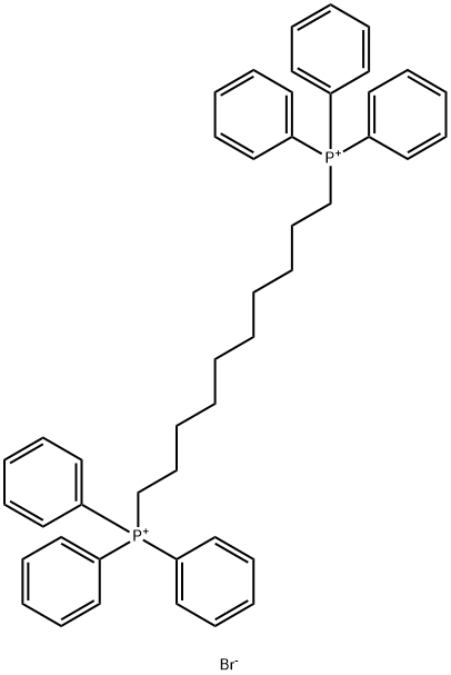 1,10-DECAMETHYLENEBIS(TRIPHENYLPHOSPHONIUM BROMIDE) Structure