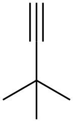 3,3-Dimethyl-1-butyne Structure