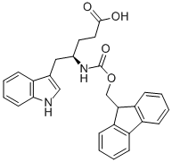 (R)-FMOC-4-AMINO-5-(3-INDOLYL)-PENTANOIC ACID Structure