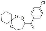 7,8,12-Trioxaspiro[5.6]dodecane,  9-[1-(4-chlorophenyl)ethenyl]- 구조식 이미지