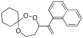 7,8,12-Trioxaspiro[5.6]dodecane,  9-[1-(1-naphthalenyl)ethenyl]- Structure