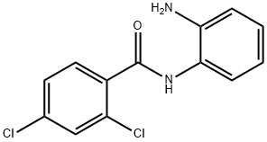 N-(2-아미노페닐)-2,4-디클로로벤즈아미드 구조식 이미지