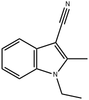 1-ETHYL-2-METHYL-1H-INDOLE-3-CARBONITRILE Structure