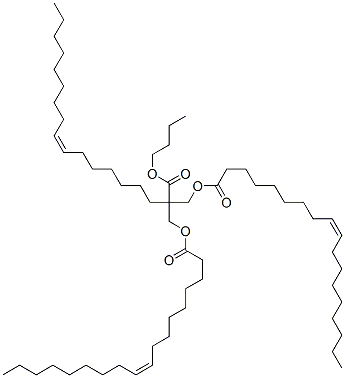 2,2-bis[[(Z)-octadec-9-enoyl]oxymethyl]butyl (Z)-octadec-9-enoate Structure