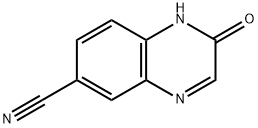 6-퀴녹살린카보니트릴,1,2-디하이드로-2-옥소- 구조식 이미지