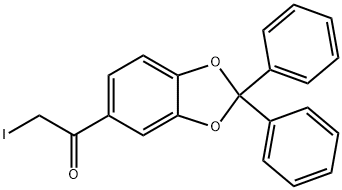 1-(2,2-Diphenyl-1,3-benzodioxol-5-yl)-2-iodoethanone Structure