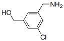 (3-(AMINOMETHYL)-5-CHLOROPHENYL)METHANOL Structure