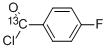 4-FLUOROBENZOYL-CARBONYL-13C CHLORIDE Structure