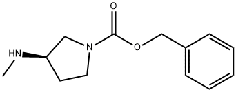 3-(R)-METHYLAMINO-1-N-CBZ-PYRROLIDINE Structure