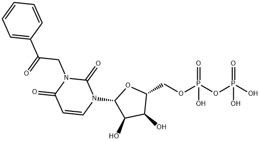 3-(2-OXO-2-페닐에틸)-우리딘-5'-이인산이나트륨염 구조식 이미지