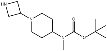 N-[1-(3-AZETIDINYL)-4-PIPERIDINYL]-N-METHYL-CARBAMICACID1,1-디메틸에틸에스테르 구조식 이미지
