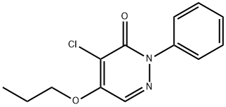 Pyridazin-3(2H)-one, 4-chloro-2-phenyl-5-propoxy- 구조식 이미지