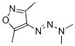 Isoxazole, 4-(3,3-dimethyl-1-triazeno)-3,5-dimethyl- (7CI) 구조식 이미지