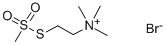 [2-(TRIMETHYLAMMONIUM)ETHYL]METHANETHIOSULFONATE BROMIDE Structure