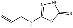 1,3,4-Thiadiazole-2(3H)-thione,5-(2-propen-1-ylamino)- Structure