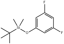 tert-butyl(3,5-difluorophenoxy)dimethylsilane 구조식 이미지