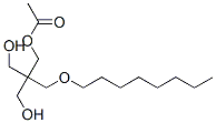 1,3-Propanediol, 2,2-bis(hydroxymethyl)-, acetate, octyl ether Structure