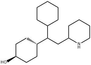 trans-HydroxyPerhexiline(부분입체이성체혼합물) 구조식 이미지