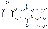 METHYL 3-(2-METHOXYPHENYL)-2,4-DIOXO-1,2,3,4-TETRAHYDROQUINAZOLINE-7-CARBOXYLATE Structure
