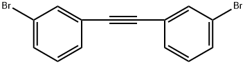 BIS(3-BROMOPHENYL)ACETYLENE 구조식 이미지