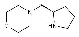 (S)-4-(2-PYRROLIDINYLMETHYL)MORPHOLINE 구조식 이미지