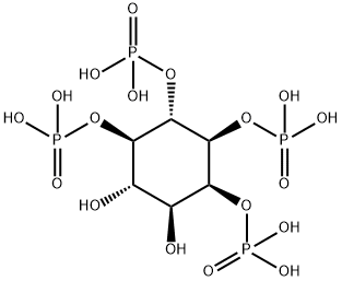 D-MYO-이노시톨1,2,5,6-테트라키스-포스페이트암모늄염 구조식 이미지
