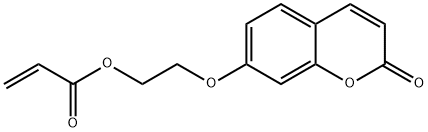 7-((2-Acryloyloxy)ethyloxy)coumarin Structure