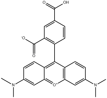 5-Carboxytetramethylrhodamine 구조식 이미지