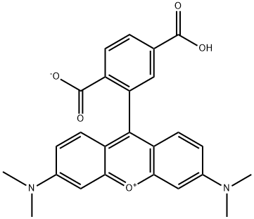 6-Carboxytetramethylrhodamine Structure